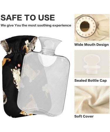 Buy Pretty Cat Hot Water Bottle with Cover | 2L Pain Relief & Cramps Relief | International Shipping - Buy Online on GoSupps.com