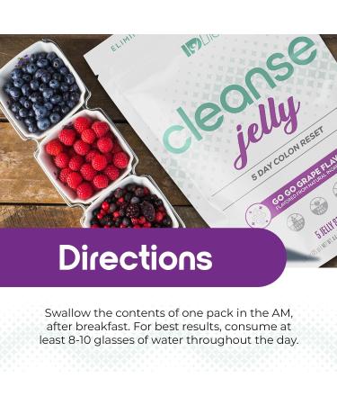 IDLife - Cleanse Jelly - Prune & Apple Juice Prebiotic Fiber for Gut Health, Regularity & Wellness Support - 6g Fiber per Stick - 5 Jelly Sticks - Buy Online on GoSupps.com