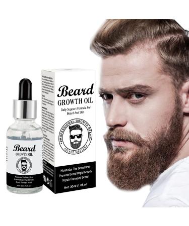 Buy Beard Growth Oil - Daily Support Formula for Moisturizing & Repairing Damaged Hair - 30ml - Buy Online on GoSupps.com