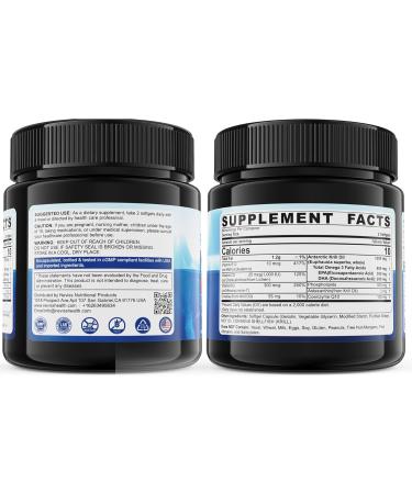 Antarctic Krill Oil 1200 mg Omega 3 Supplement, Omega 3 Krill Oil Softgels w/EPA, DHA, Astaxanthin & Phospholipids for Brain & Antioxidant, Sustainably Sourced, No Fishy Aftertaste, 120 Softgels 120 Count (Pack of 1) - Buy Online on GoSupps.com