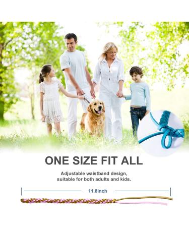 12 Pack Individually Wrapped Mosquito Repellent Bracelets PU Leather Bug Repellent Wristbands for Kids & Adults - Outdoor Camping, Fishing, Travel - Buy Online on GoSupps.com