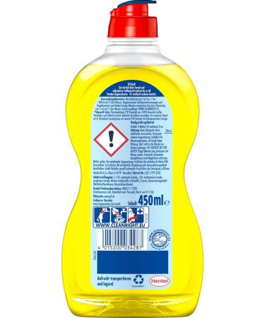 Buy Pril Strength Gel Lemon 6x450ml - Powerful Hand Dishwashing Detergent for Clean Dishes in Cold Water - Fresh Lemon Scent - Buy Online on GoSupps.com