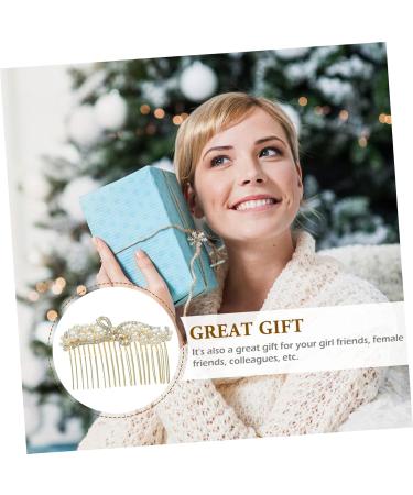 Housoutil Alloy Rhinestone Hair Comb Pearl Hair Clip Bridal Hair Pin Vintage Bridal Comb Hair Barrettes Combs Tiara Bridal Hair Accessories for Wedding Bridesmaid Prom Decorate Rhinestones - Buy Online on GoSupps.com