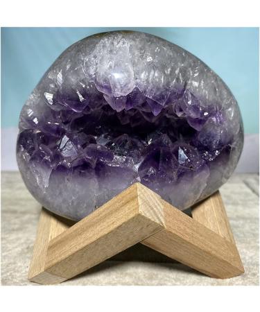 Amethyst Rough Stone Amethyst Stone Natural Crystal Minerals Specimen Geode Living Ornaments for Home Decoration Room Stone Collection
