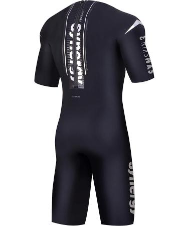 Men's Synergy SynSkin 3 Triathlon Swimskin - Large | Ironman USAT & FINA Approved - Buy Online on GoSupps.com