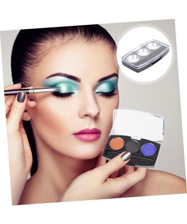 Ipetboom 20 Pcs Eyeshadow Highlighter Makeup Pallet Nude Lipstick Pallet Eye Shadow Box up Concealer 7.2x4.2cmx2pcs Blackx2pcs - Buy Online on GoSupps.com