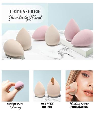 Premium Beauty Blender Makeup Sponge - Flawless Application | International Shipping Available - Buy Online on GoSupps.com