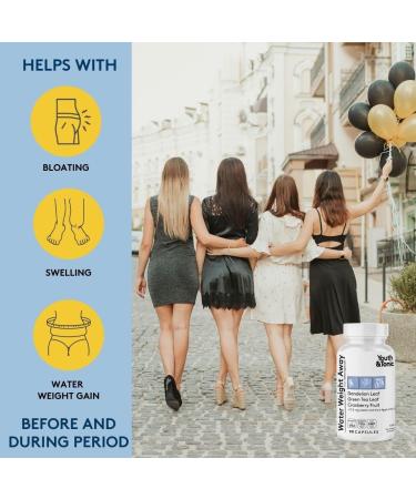Natural Diuretic Supplement for Water Retention - Youth & Tonic Water Weight Away 90 Pills - Buy Online on GoSupps.com