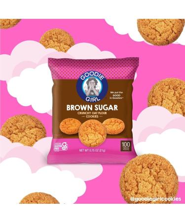 Goodie Girl Brown Sugar Crunchy Oat Flour Cookies | Gluten Free & Kosher | 24 Individually Wrapped 0.75 oz. 100 Calorie Packs - 24 Count - Buy Online on GoSupps.com