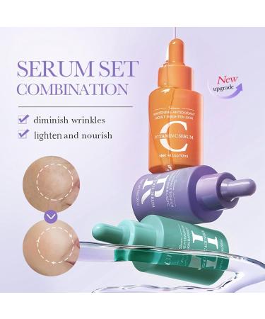 Skincare Set Gfits For Women & Girls Skin Care Pamper Gifts For Her Includes Vitamin C Serum Hyaluronic Acid Retinol Serum -Boost Skin Collagen Hydrate Plump Skin Anti Aging & Wrinkle - Buy Online on GoSupps.com