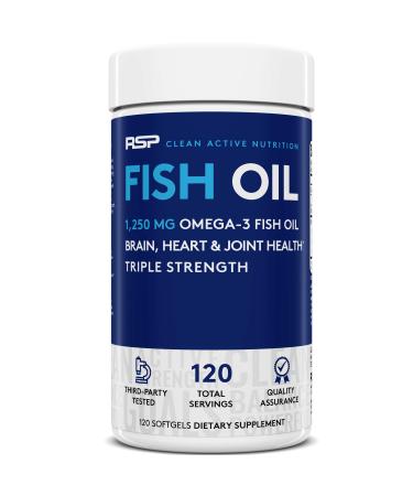 RSP Nutrition Fish Oil - 120 Capsules