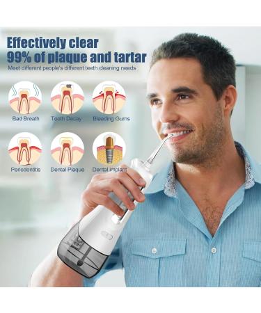 Wireless Mouth Shower - 4 Cleaning Modes IPX7 Waterproof USB Rechargeable Dental Care | Best Portable Tooth Cleaner for Home & Travel - Buy Online on GoSupps.com