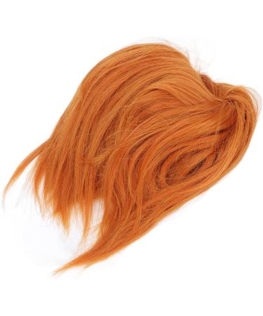 Ponytail Messy Hair Bun 4 Kind of Colors Soft Fluffy High Elastic Stylish Tousled Ponytail Extensions Hair Piece(Orange) - Buy Online on GoSupps.com