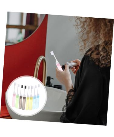 Buy Bcoath 8-Piece Foldable Travel Toothbrush Set | Soft Bristle Creative & Compact Design for Hotels - Perfect for On-the-Go! - Buy Online on GoSupps.com