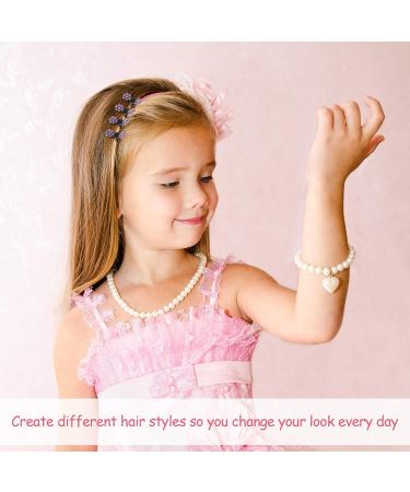 96 Rhinestone Mini Flower Hair Claw Clips - Assorted Colors for Women and Girls - Buy Online on GoSupps.com