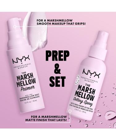 NYX PROFESSIONAL MAKEUP Marshmellow Setting Spray - 16HR Matte Setting Spray for Long-Lasting Makeup Wear | International Shipping Available - Buy Online on GoSupps.com