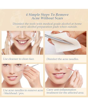 Bestope Pro Blackhead Remover Set | 6-Piece High-Quality Stainless Steel Acne Tweezers - Modern Metal Tools for Effective Skin Care - Buy Online on GoSupps.com
