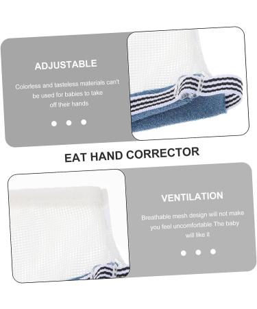 Cabilock 2 Pairs Anti-Eating Gloves for Kids - Nail & Thumb Protector for Infants - Anti Thumb Sucking Mitten - Baby Finger Guard - White 12.5x7x0.5 - Buy Online on GoSupps.com