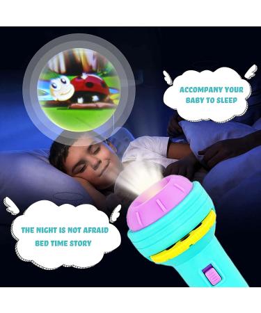 Steemjoey Children's Projector Flashlight - 48 Animal Patterns | Educational Slide Show Toy for Kids - Dinosaurs Marine Animals & More - Buy Online on GoSupps.com