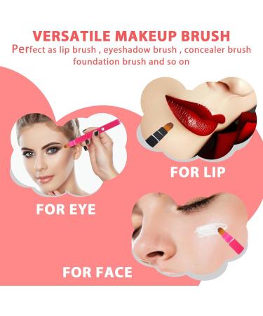 Ouligay 2PCS Retractable Lip Makeup Brushes - Dual-End Portable Lip Brush for Women and Girls - Buy Online on GoSupps.com