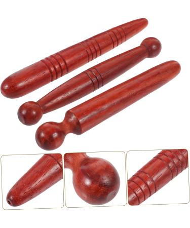 Minkissy 15-Piece Acupressure Stick & Wood Massage Tools Set for Face & Body - International Shipping Available - Buy Online on GoSupps.com