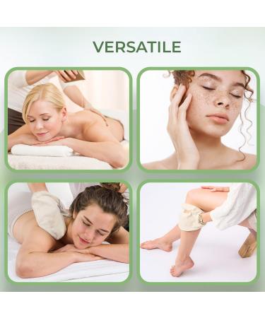 MASSAGE-EXPERT Garshana Raw Silk Gloves - 1 Pair for Ayurvedic Dry Massage & Cellulite Treatment - One Size Fits All - High-Quality - Buy Online on GoSupps.com