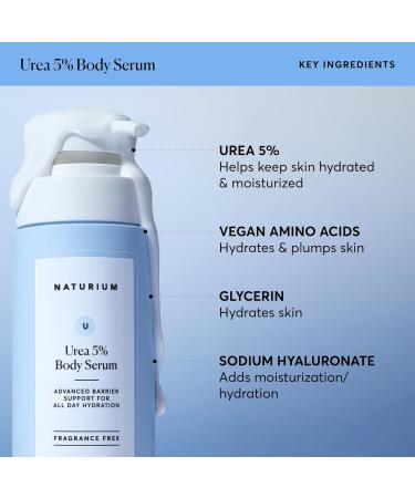 Naturium Urea 5% Body Serum Lightweight Hydrating Serum with Nourishing & Soothing Benefits for Barrier Support Vegan & Cruelty-Free 14 oz - Buy Online on GoSupps.com