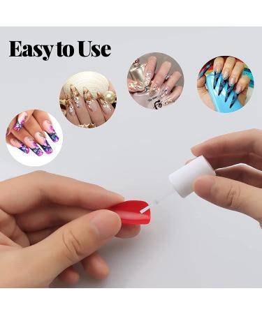 Rofran Ultra Quick & Strong Nail Glue - New Formula for Acrylic & Press On Nails - Fast Drying Adhesive - 2 Bottles - Buy Online on GoSupps.com