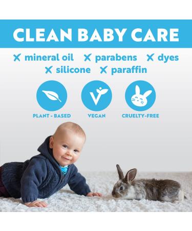 Herolife Natural Baby Oil - Plant-Based & Lightweight Formula | pH Balanced & Hypoallergenic with Almond Oils - 6.8 Fl Oz - Buy Online on GoSupps.com