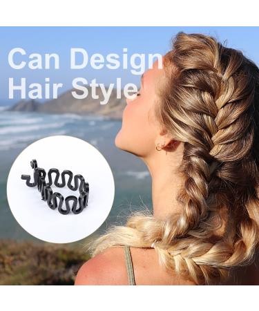 1006 Pcs Hair Loop Tool Set with Topsy Tail, Ponytail Cutter & Metal Pin Comb - Hair Styling Kit with Braiding Tools & 1000 Black Rubber Bands for Women - Buy Online on GoSupps.com