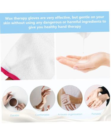 Beavorty 1 Pair waxing gloves Paraffin Manicure Mitt Dry Skins hand mitts wax warmer gloves nail tech accessories Cloth Mitts Paraffin Heated SPA Mittens heater thicken towel 27.5X24.5cm Red - Buy Online on GoSupps.com