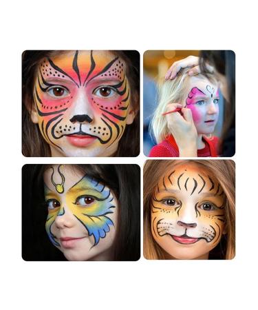 Professional Face Painting Kit - 20 Colors Oil Paint Set for Masquerade & Festivals - Body & Face Paint Supplies - Buy Online on GoSupps.com