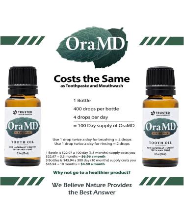 OraMD Original Tooth Oil 3-Pack - Premium Oral Care Products from OraMD - Buy Online on GoSupps.com