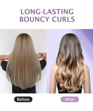 1 1/4 Inch Automatic Curling Iron - 1.25" Rotating Hair Curler Wand | Anti-Scald & Dual Voltage for Effortless Styling - Buy Online on GoSupps.com