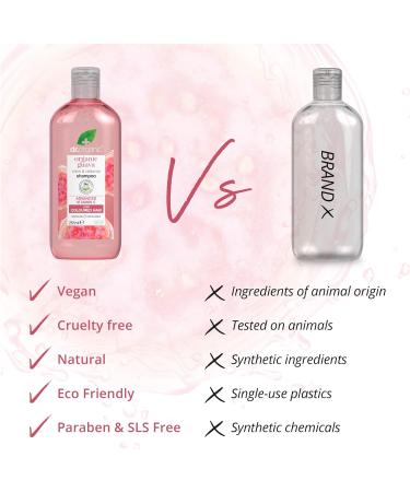 Dr Organic Guava Shampoo - Vitamin C - Natural & Vegan - Coloured Hair - Cruelty Free - Paraben & SLS Free - 265ml - Buy Online on GoSupps.com