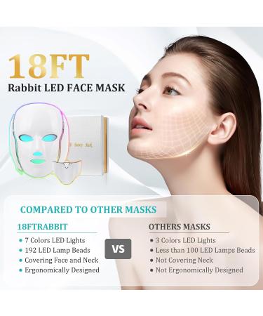 LED Face Mask FM-01 | 7 Color Light Therapy for Skin Care | Home & Salon Use - Buy Online on GoSupps.com