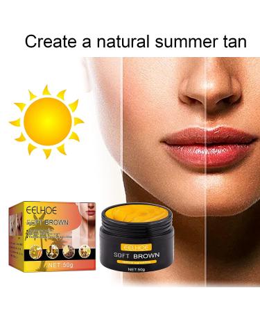 Eelhoe Intensive Tanning Gel Set - Premium Brown Accelerator Cream for Sunbeds & Outdoor Sun - Buy Online on GoSupps.com