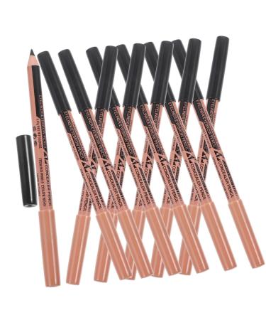Balacoo 12pcs Makeup Bag Dual Ends Makeup Pencils Concealer Pencil and Eyebrow Pencil Concealer Export Miss