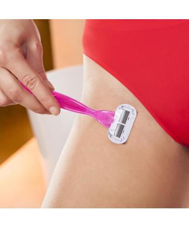 Aibyks Women's Razor | Portable Lady Shaver Set with 4-Layer Blade & Protective Mesh - Perfect for Leg & Body Hair Removal - Buy Online on GoSupps.com