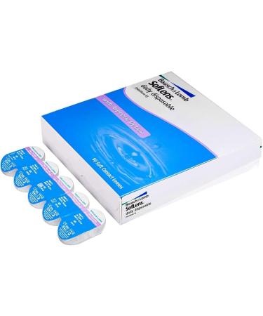 Bausch + Lomb Soflens Daily - Spherical Soft Contact Lenses (90 Pack) | BC 8.6 mm DIA 14.2 mm -6.25 Diopters | International Shipping Available - Buy Online on GoSupps.com