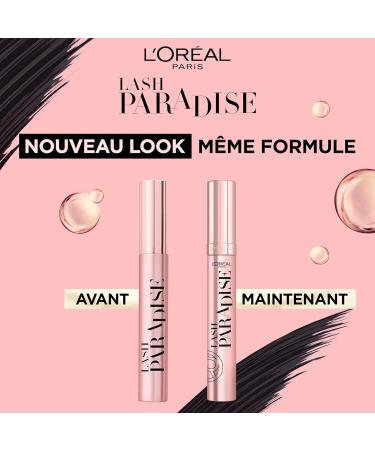 L'Or al Paris Paradise Extatic Mascara - Black Length & Volume Nourishing Castor Oil - 6.4ml (1 Pack) | International Shipping Available - Buy Online on GoSupps.com