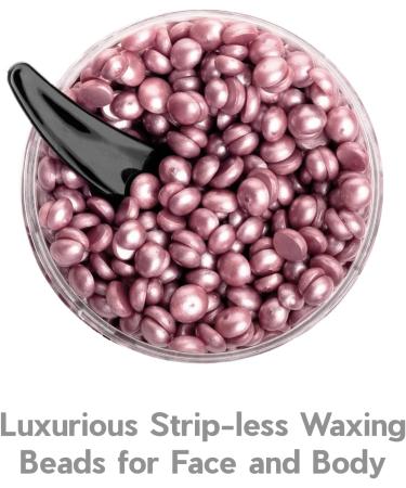 wakse Mini Rose Gold Hard Wax Beans - Luxurious Strip-less Waxing Beads for Face & Body - Chocolate Scented Vegan - Rose Gold 135 grams Rose Gold 4.8oz - Buy Online on GoSupps.com