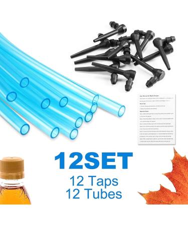 Maple Syrup Taps with 24in Tubes 12 Set Maple Syrup Tapping Kit Food Grade Non-Slip Maple Syrup Tapping Kit L-Shaped Tree Taps for Syrup Maple Syrup Supplies - Buy Online on GoSupps.com