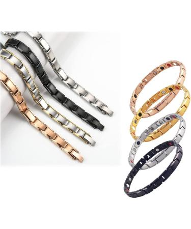 Lymph Drainage Magnetic Bracelet Imagineitem Bracelet Bracelets for Women for Arthritis and Joint Womens Magnetic Bracelet for Pain Relief-C - Buy Online on GoSupps.com