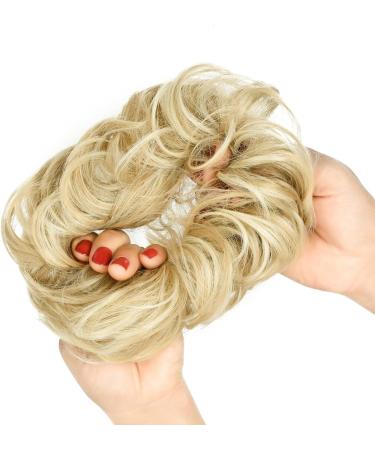 Yamel Dark Blonde/Bleach Blonde Messy Bun Hair Extension for Women - Buy Online on GoSupps.com