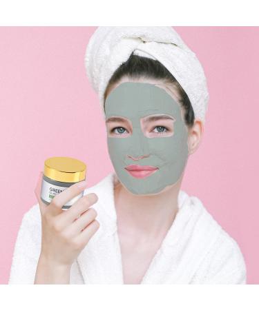 IIIMEIDU Turmeric Vitamin C Clay, Green Tea & Dead Sea Mud Face Mask Set - Deep Cleansing & Anti Aging Women's Skin Care - 2.5 FL Oz Each - Buy Online on GoSupps.com