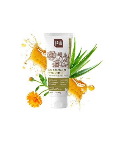 Pili Natural Hydrogel | Face and body Skin Soothing Gel with Arnica Calendula Centella Asiatica and Aloe Vera extracts | Natural Moisturizer | Parabens and Alcohol Free | 2.5 oz