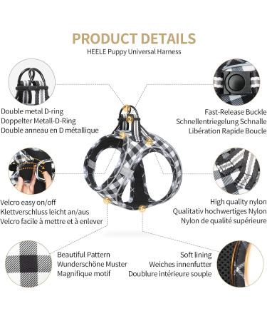 Buy Heele Adjustable Dog Harness Soft Mesh Reflective Breathable Ideal for Medium & Small Dogs International Shipping Available! - Buy Online on GoSupps.com