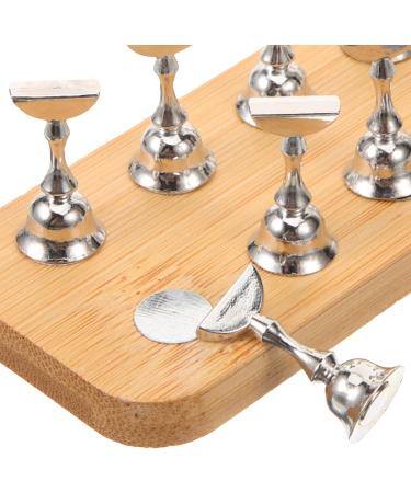 FOMIYES 1 Set Nail Stand for Press On Nails Display Nail Tips Practice Stands Magnetic Fake Nail Holder for Painting Nails Practices Acrylic Nail Art Kit Accessories - Buy Online on GoSupps.com