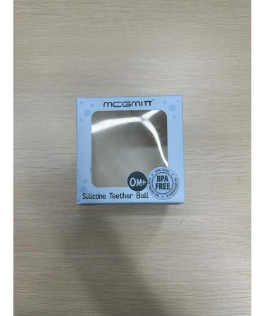 McGmitt BPA-Free Silicone Baby Ball Bite Ring - Soft Gripping Toy for Babies 6 Months & Up - Flexible Motorik Ball in Gray - Buy Online on GoSupps.com